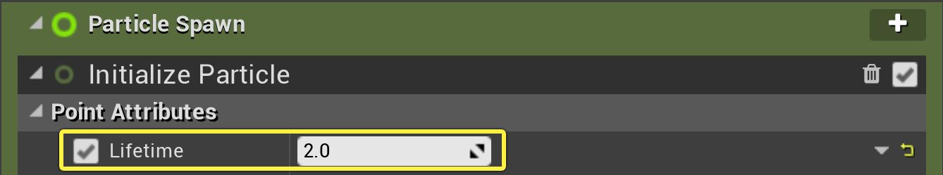 Locate Lifetime Parameter