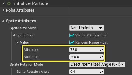 Set Sprite Size Minimum and Maximum