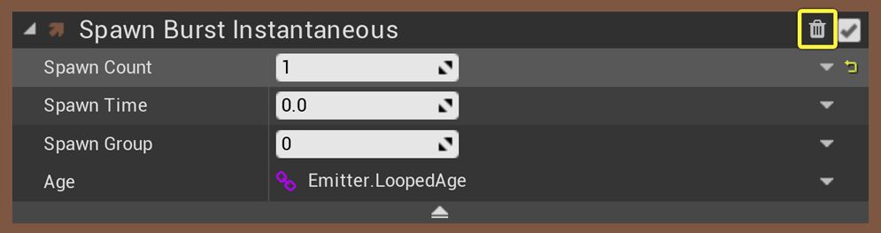Remove Sprite Burst Instantaneous Module