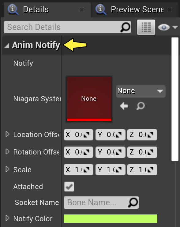 在细节中找到动画通知
