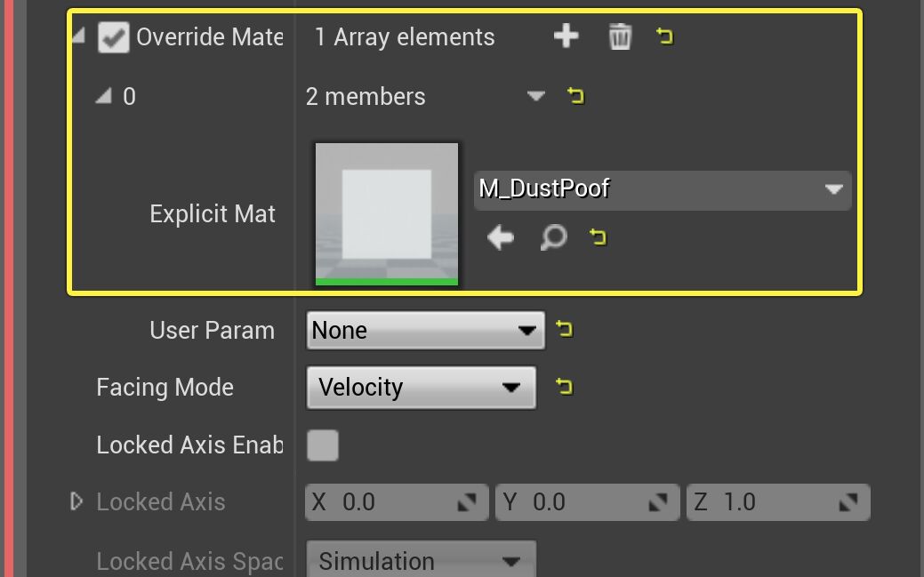 设置要使用的显式材质