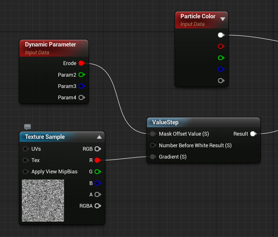 将动态参数连接到值步