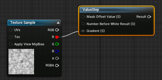 将纹理连接到值步