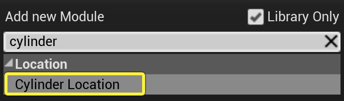 添加圆柱体位置