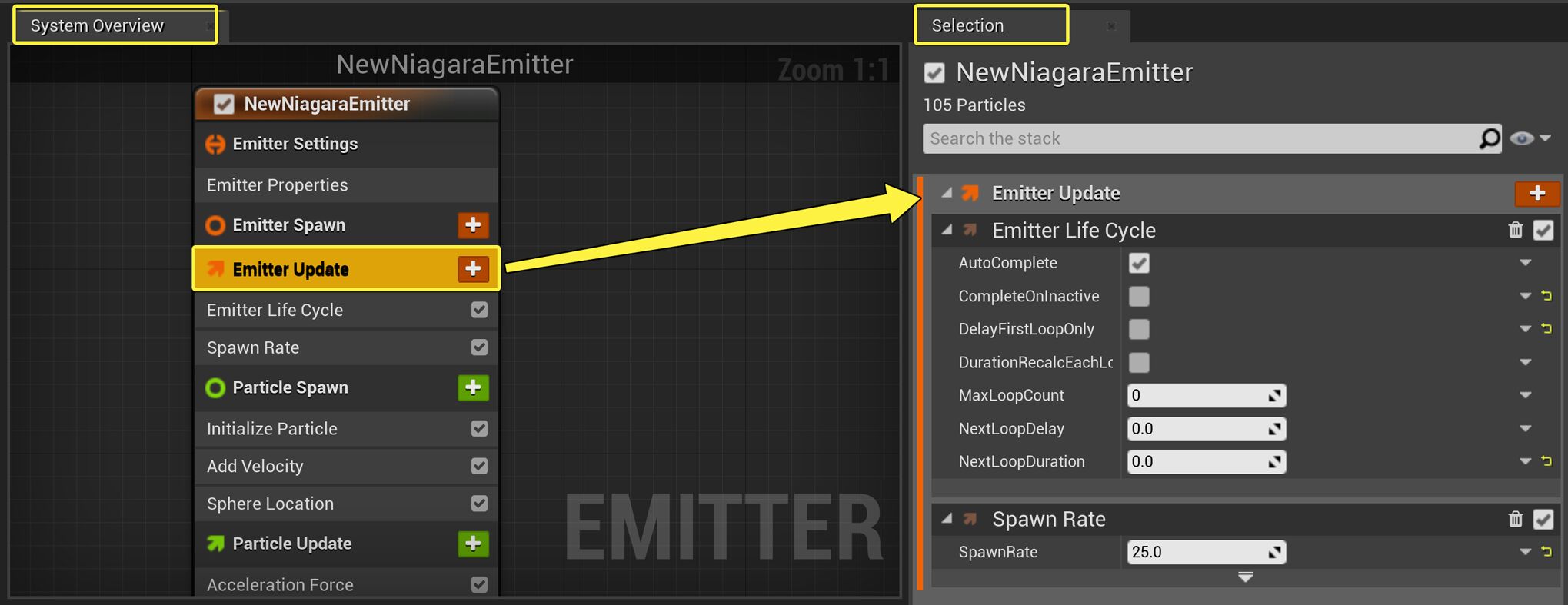 打开发射器更新