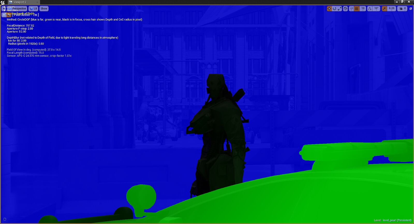 Depth of Field Layers Visualization