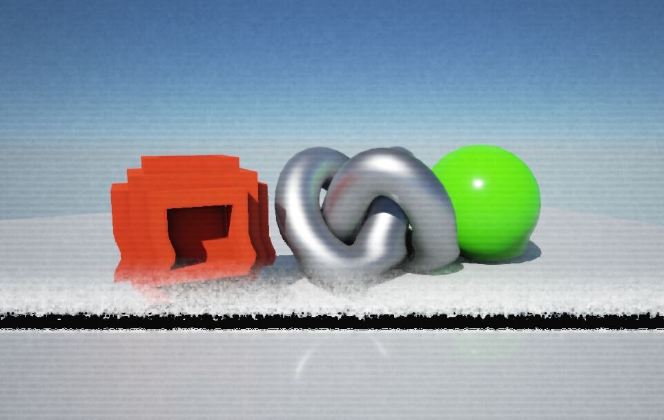 应用后期处理材质后