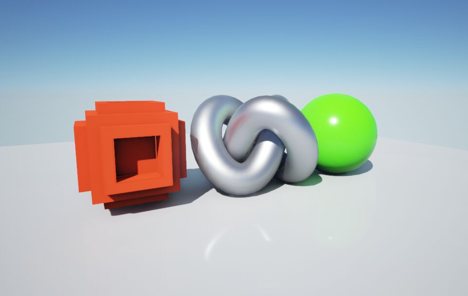 应用后期处理材质前