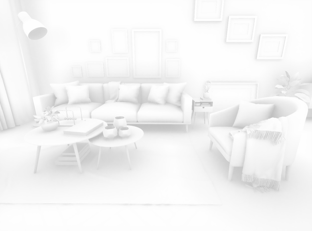 光线追踪环境光遮蔽 | 强度: 0.5