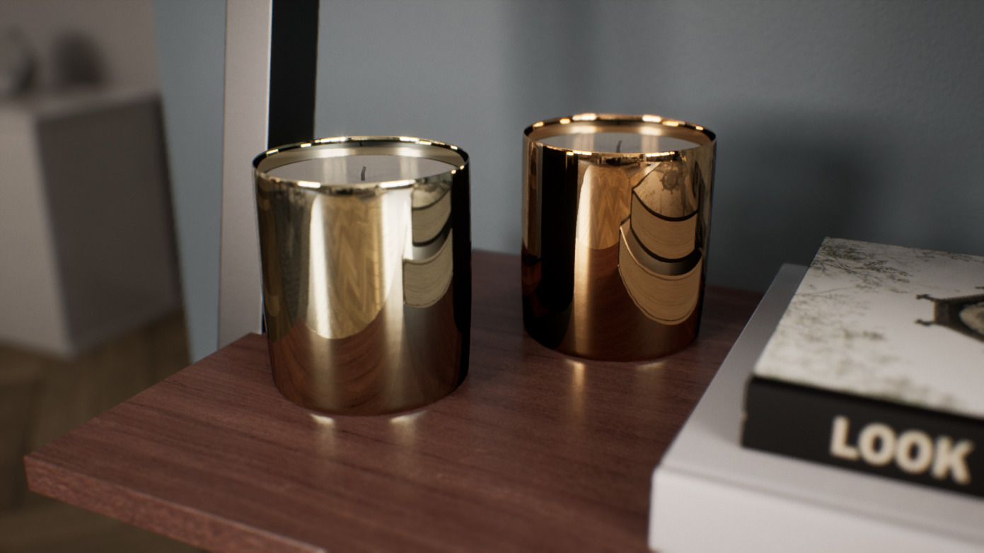 单次反弹的光线追踪反射