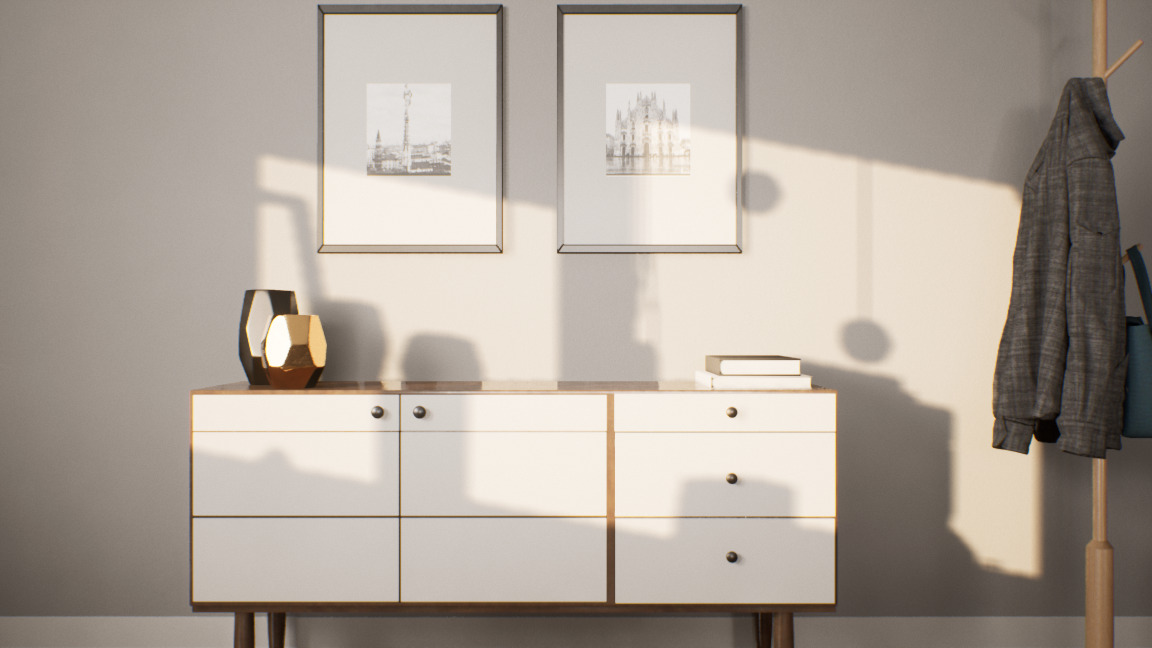 使用阴影贴图的光栅阴影