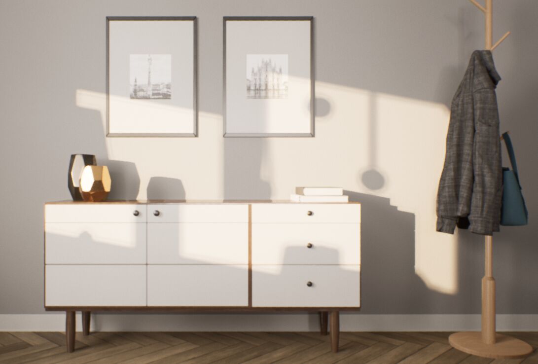 光线追踪阴影：定向光源 | 光源角度：0.5357