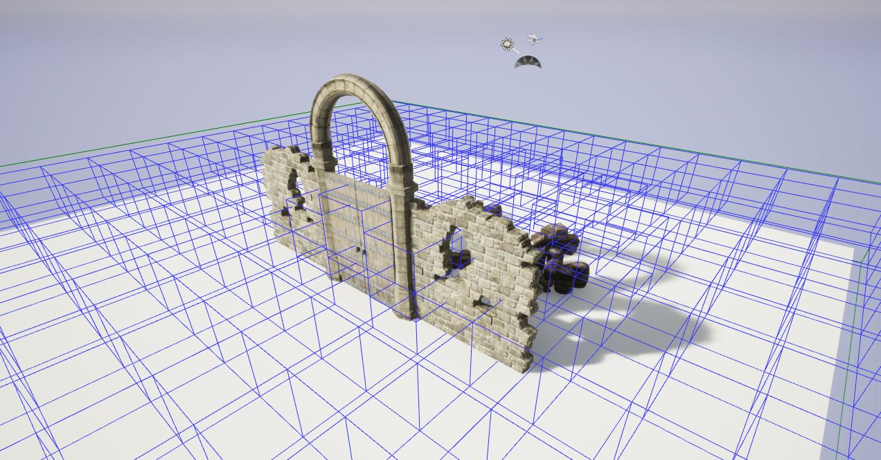 预计算可视性单元可视化：启用