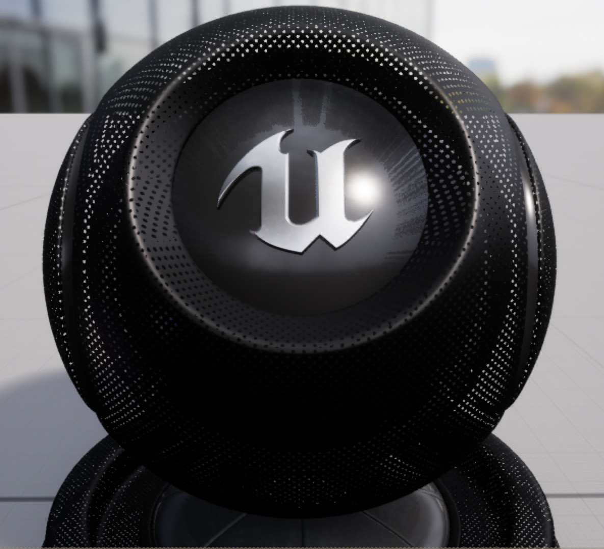 遮罩主材质用于制作扬声器格栅材质的示例