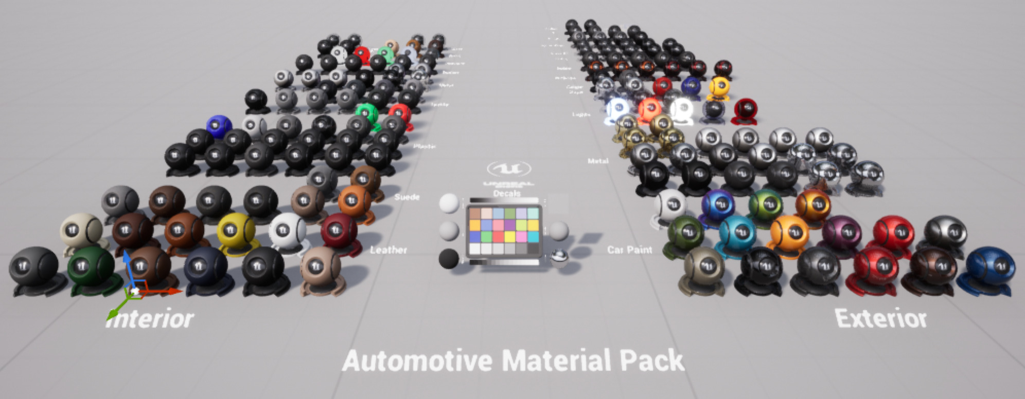 可用示例材质视图