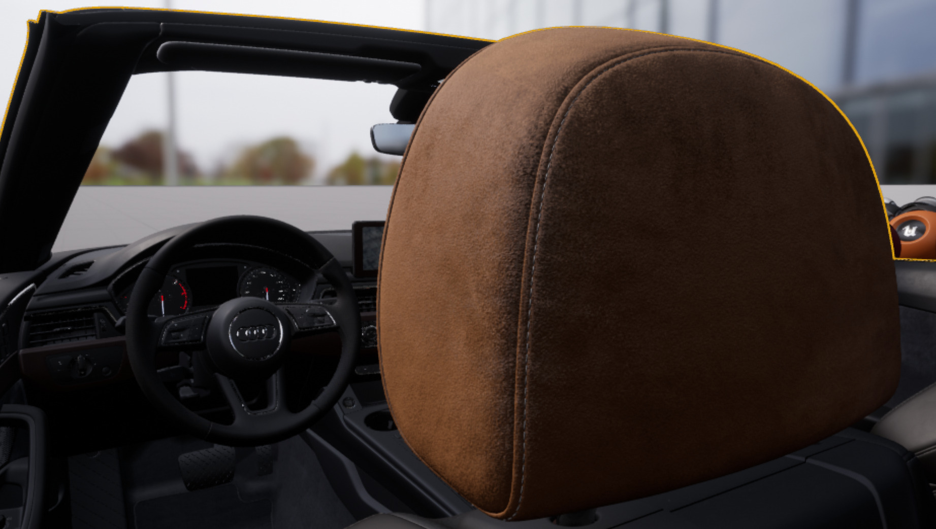 用于制作棕色绒面革的织物主材质