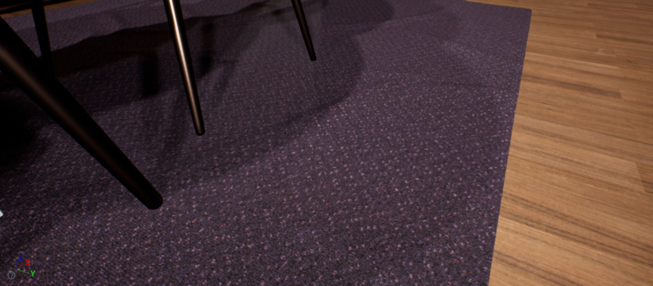 柔软度指数为0.15的地毯示例