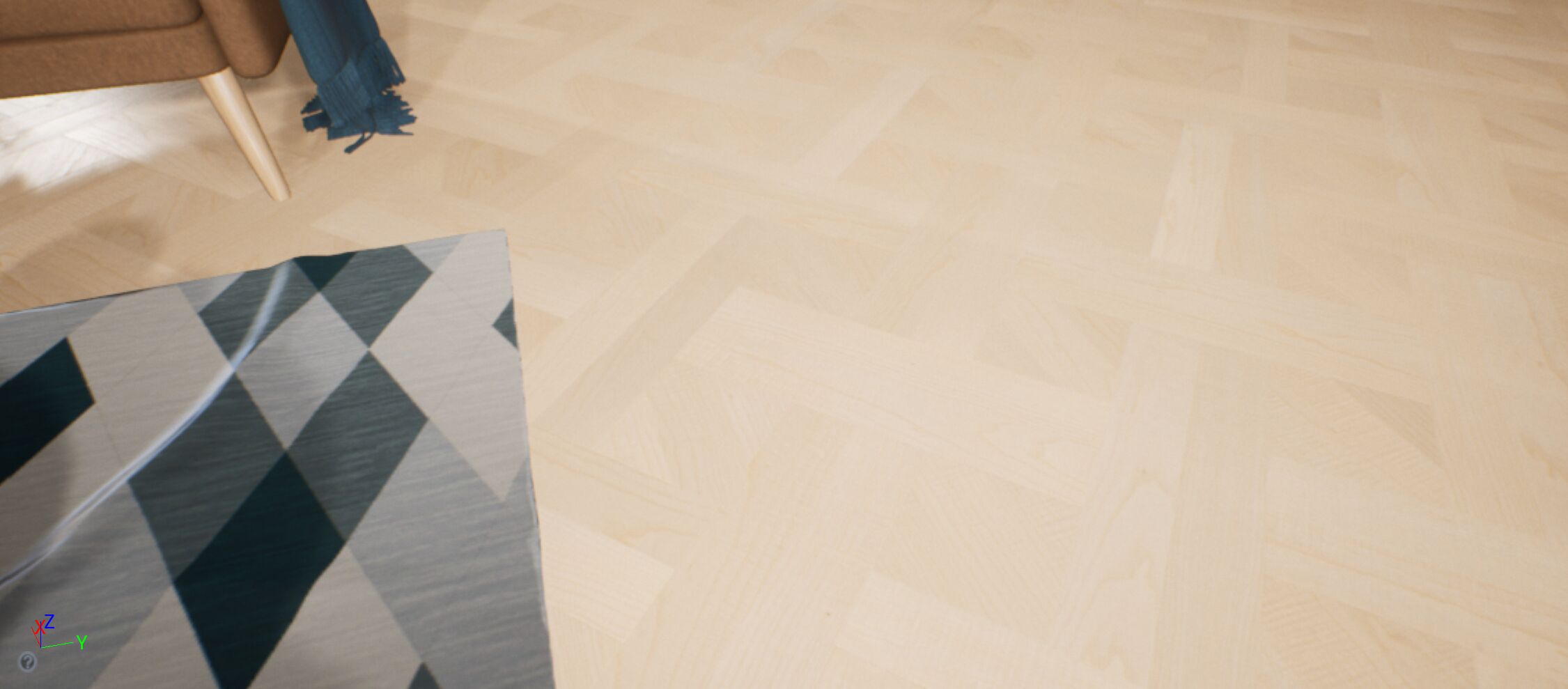 Ash Double Basket parquet flooring