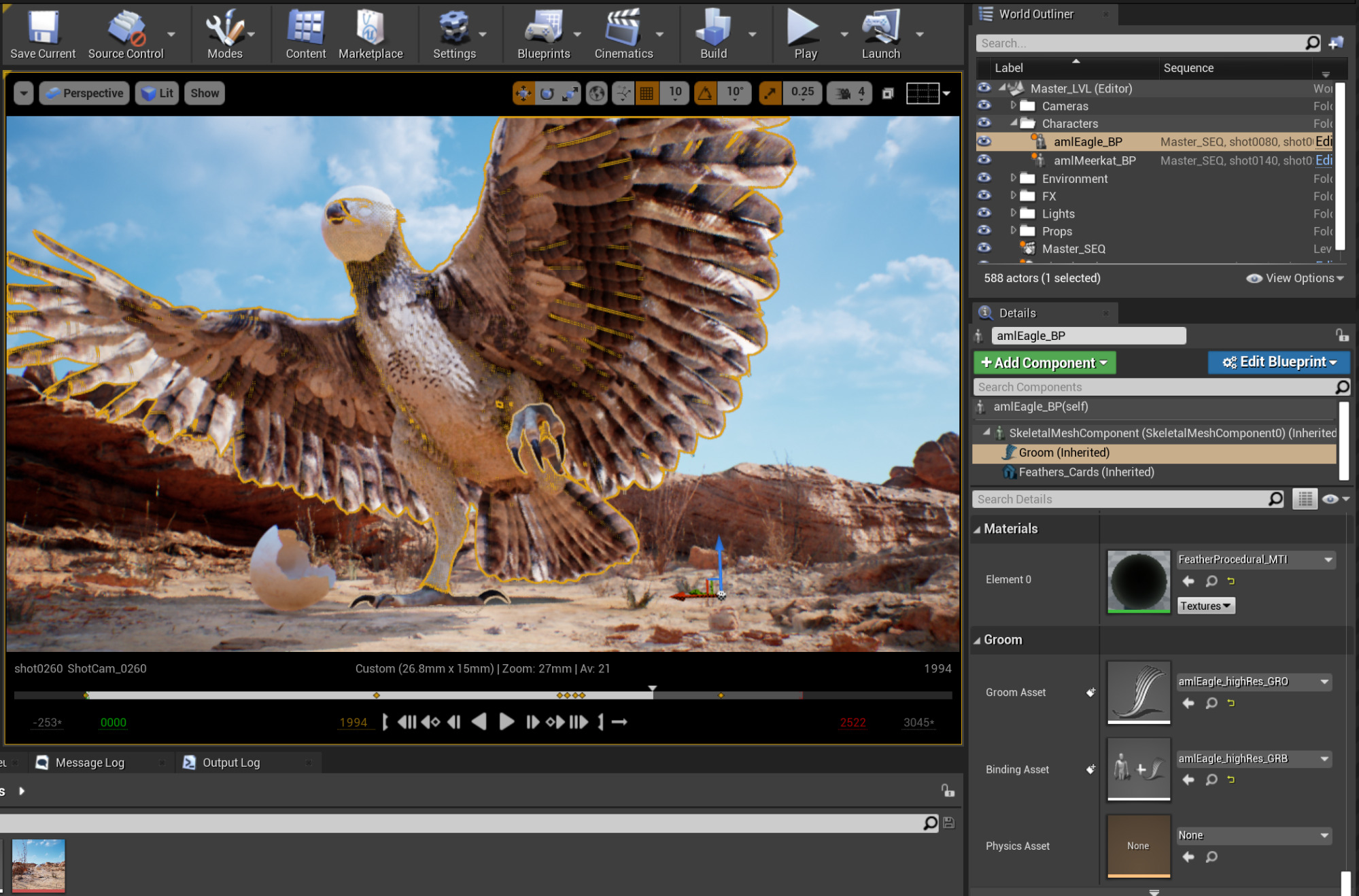 低分辨率Groom资产