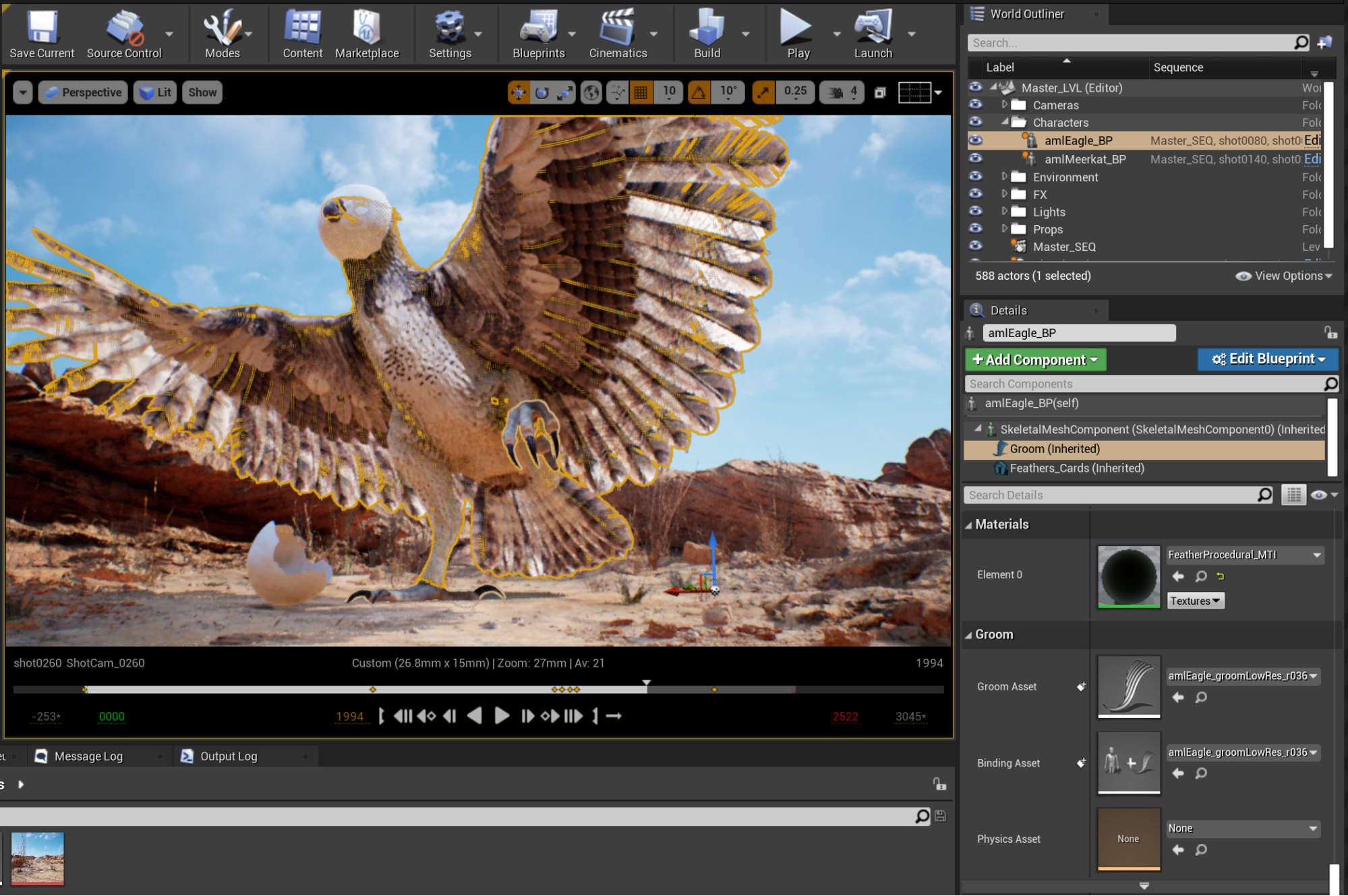 高分辨率Groom资产