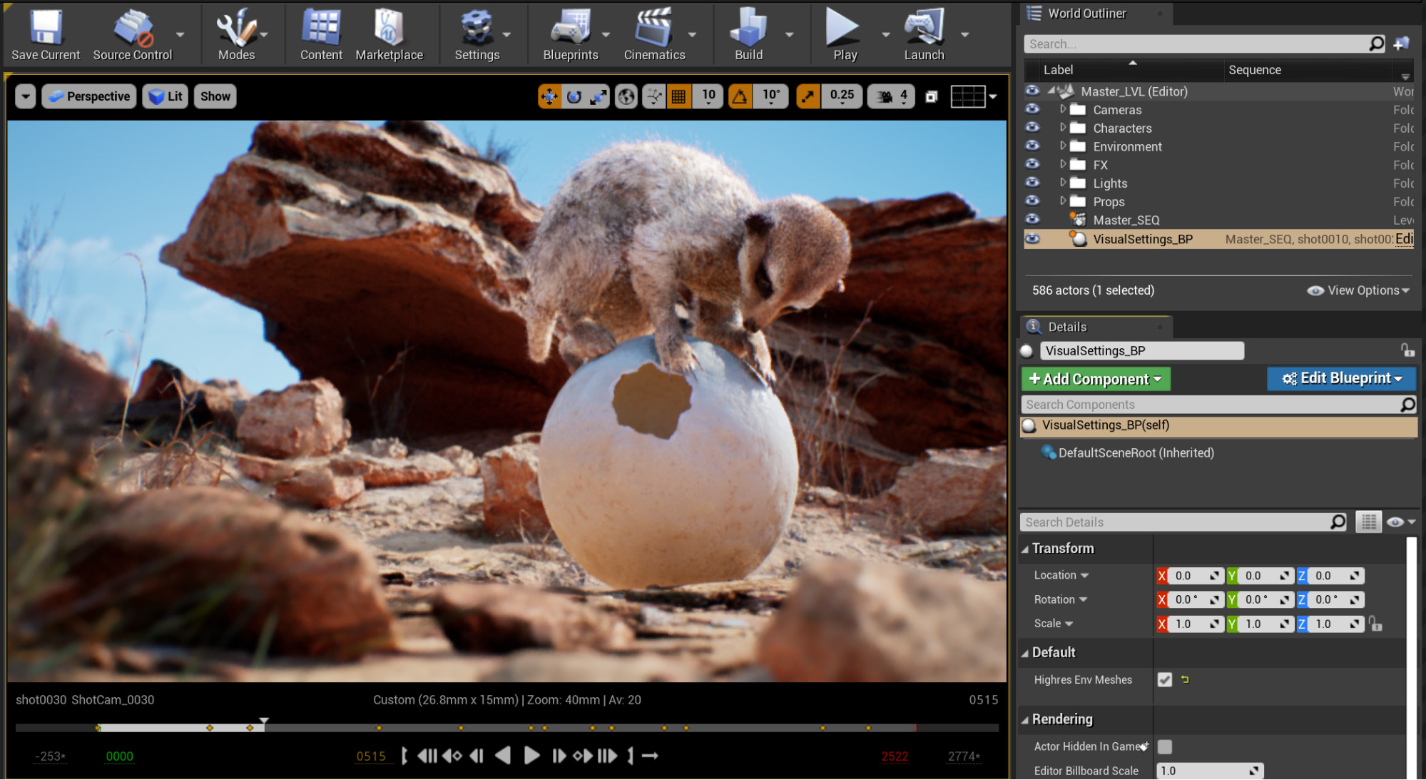 高分辨率网格体开启