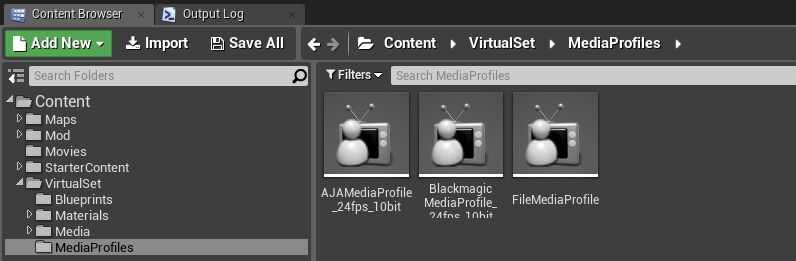 Media Profile Assets