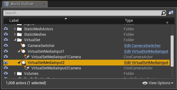 Select VirtualSetMediaInput2