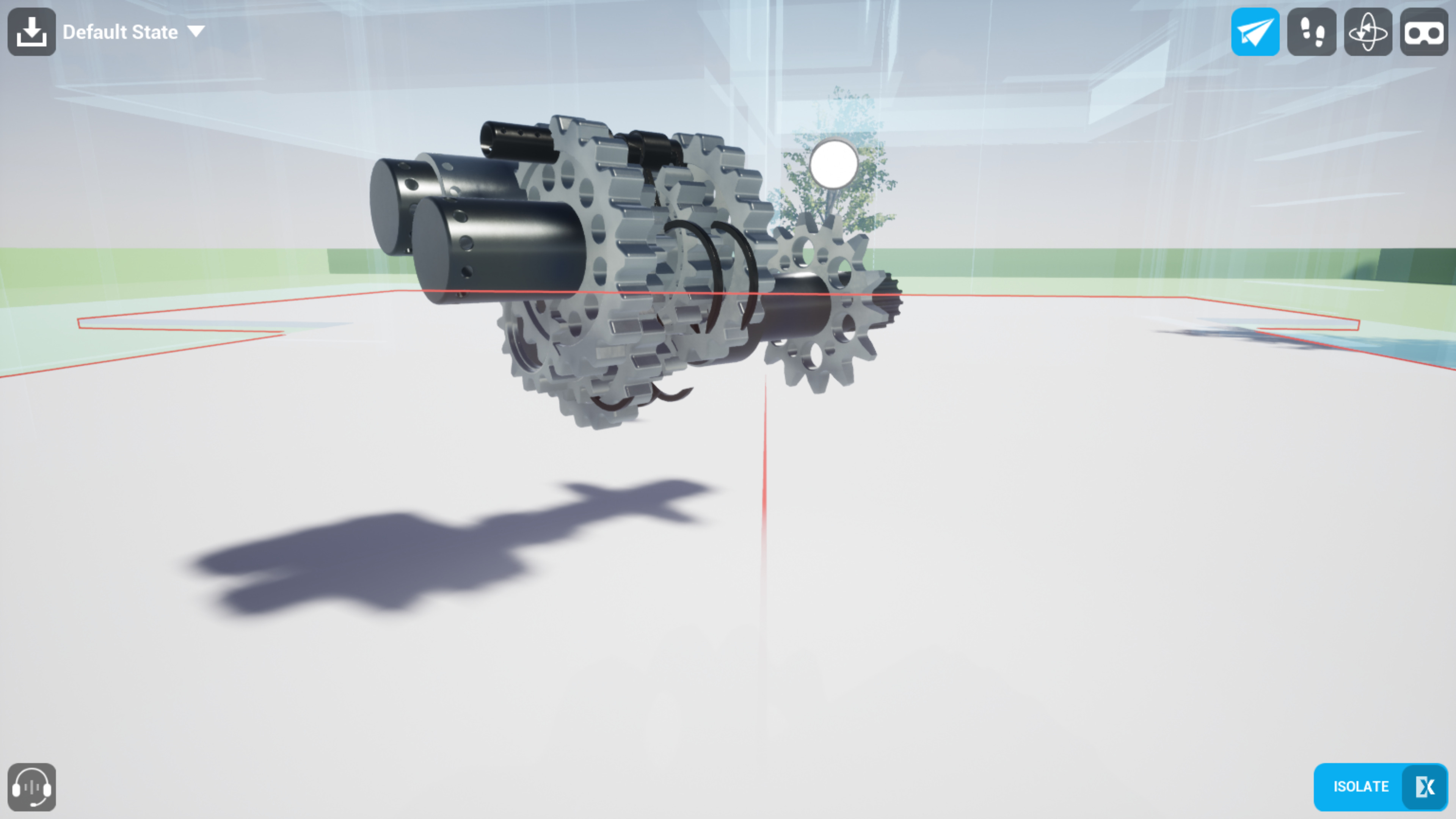 一个建筑actor被隔离