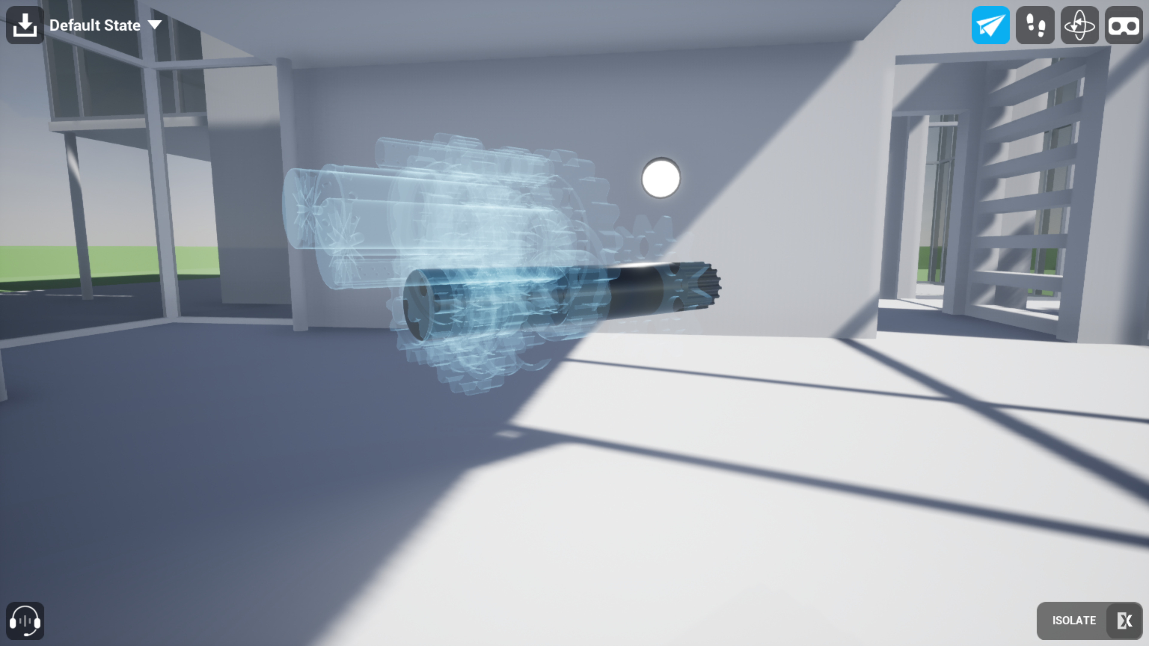 一个变速器actor被隔离