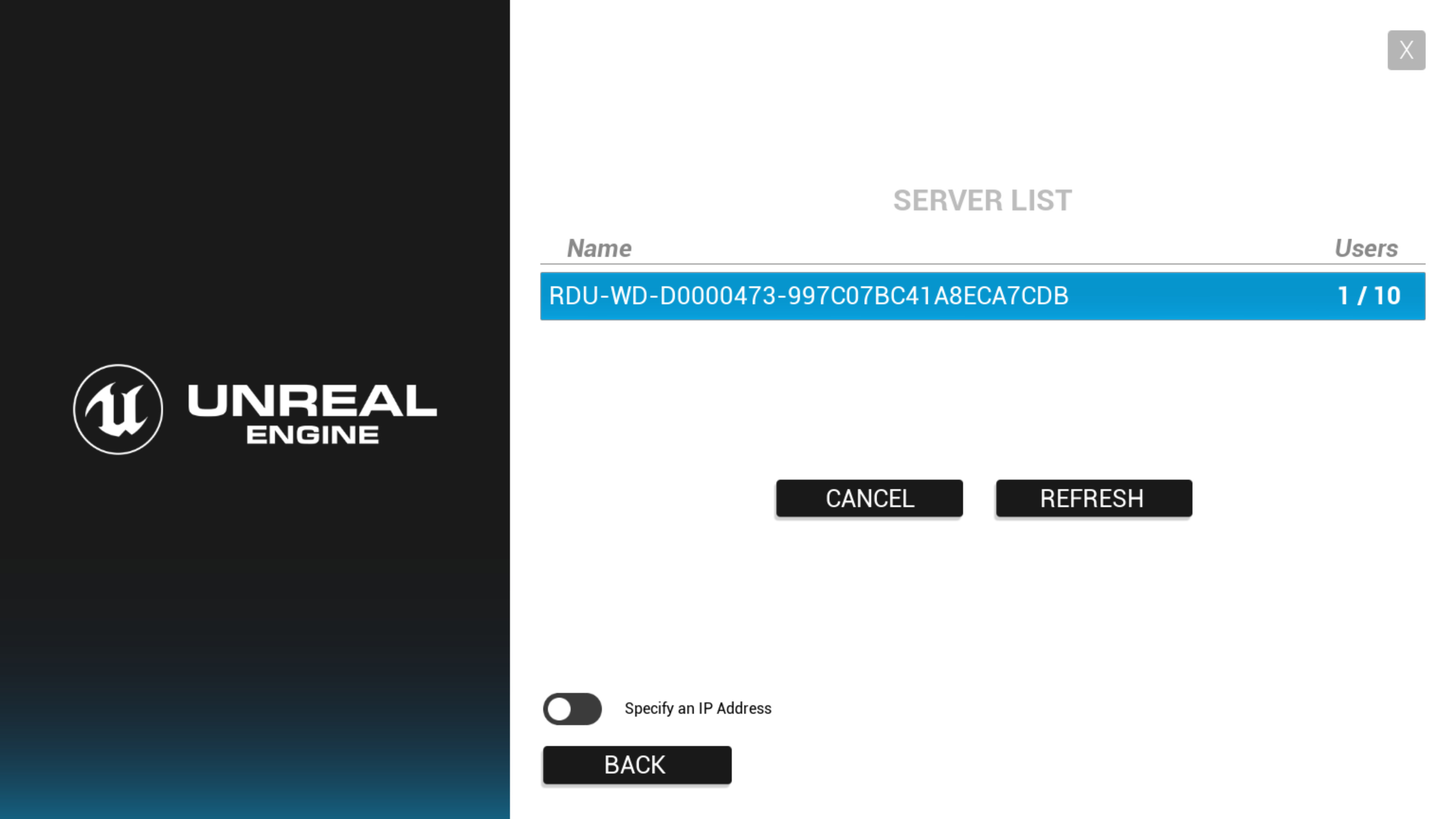 选择加入服务器