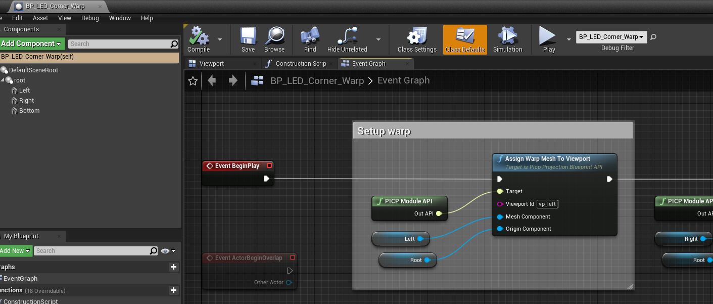 LED边角舞台蓝图