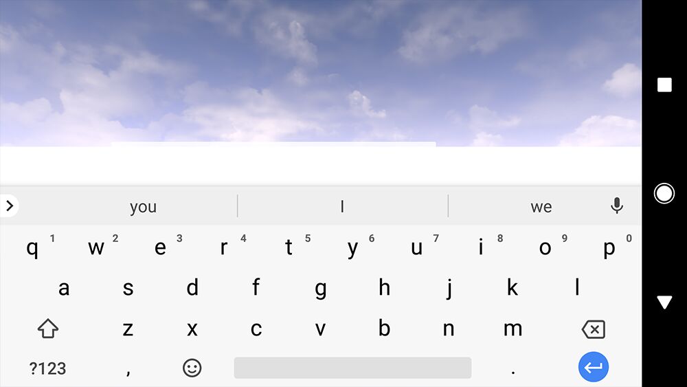 New Keyboard Input
