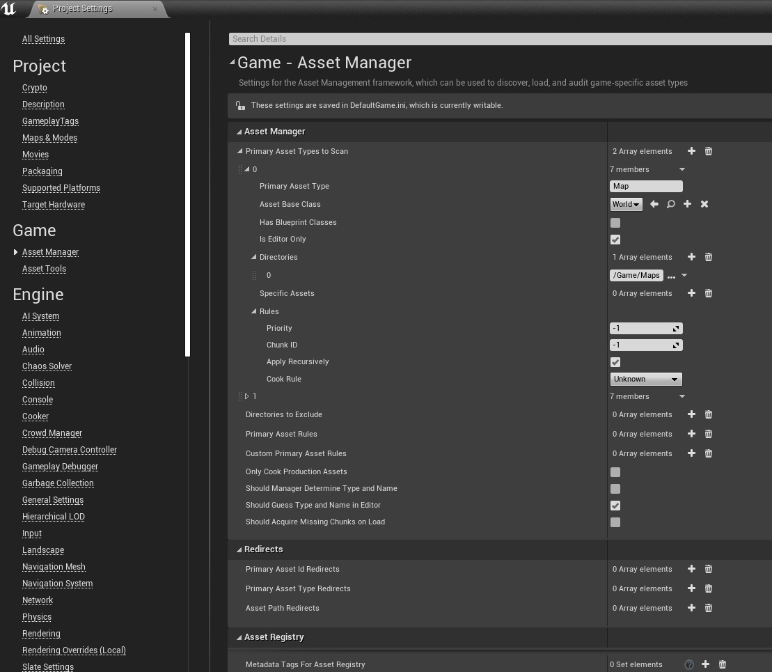 Viewing the Asset Manager