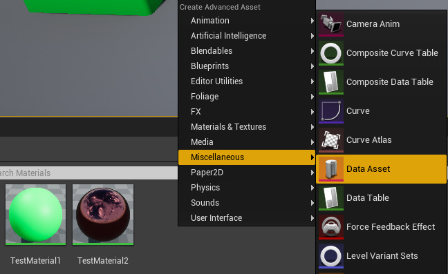 Creating a Data Asset