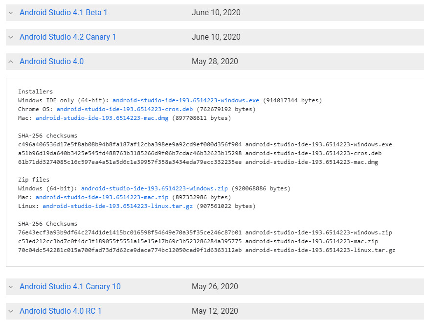 下载Android Studio