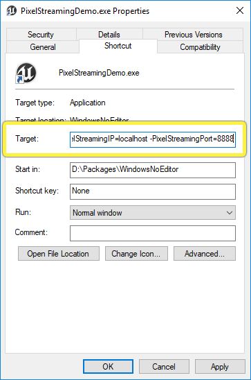Command line parameters