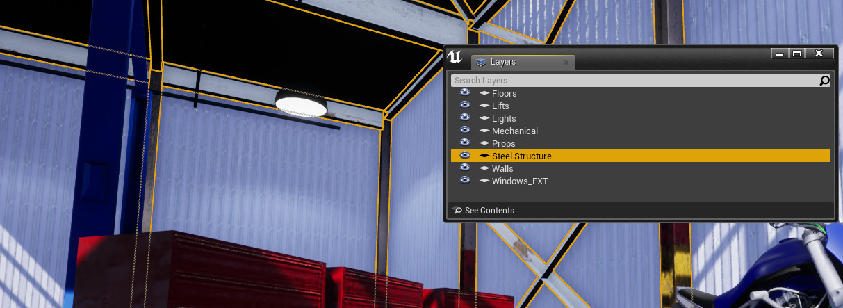![Layers imported by Datasmith
