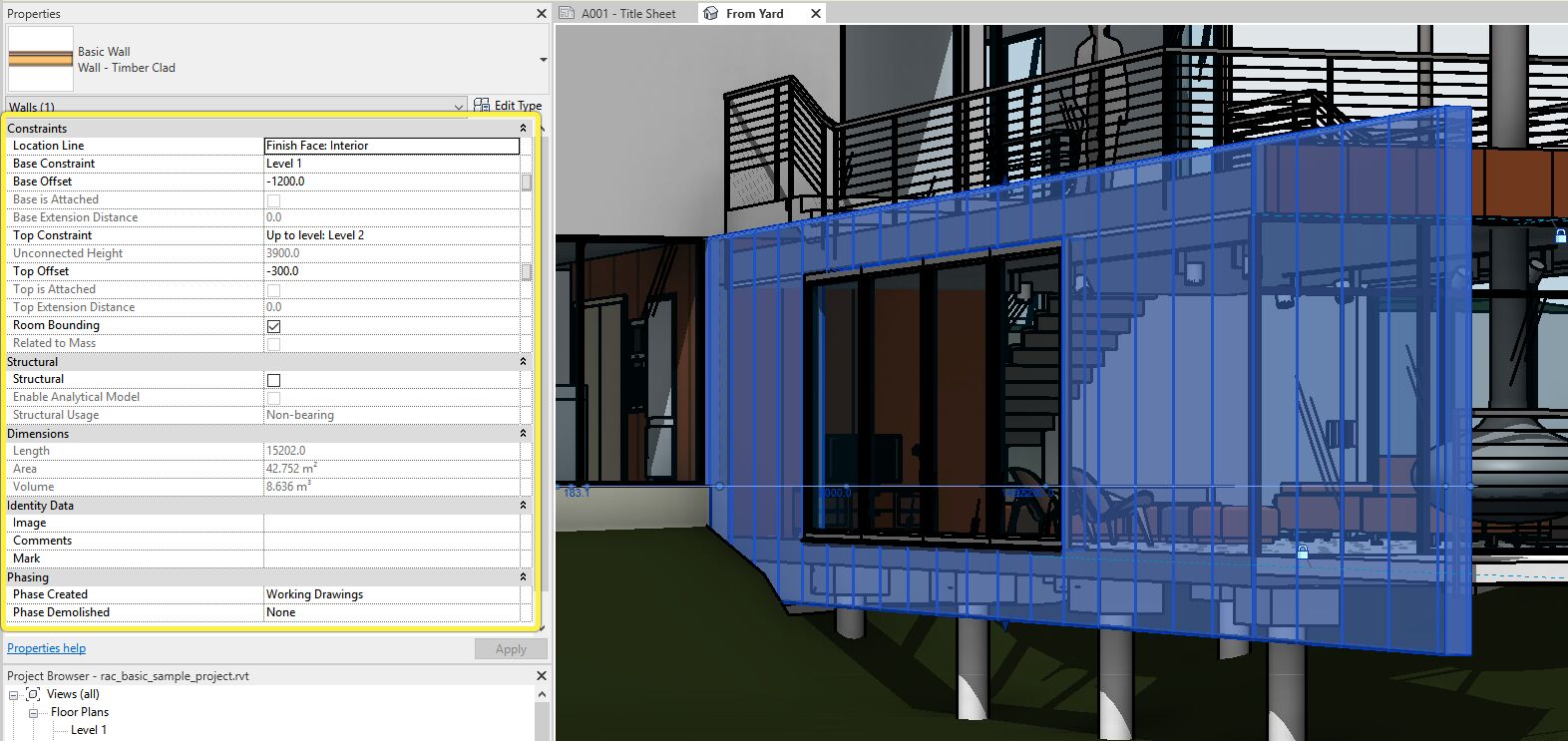Revit Properties palette