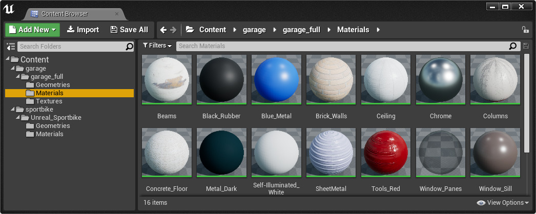 Datasmith生成的材质资源