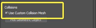 Use Custom Collision Mesh