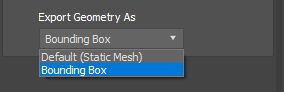 Export Geometry As Bounding Box
