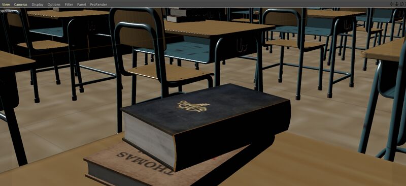 Cinema 4D中的书籍