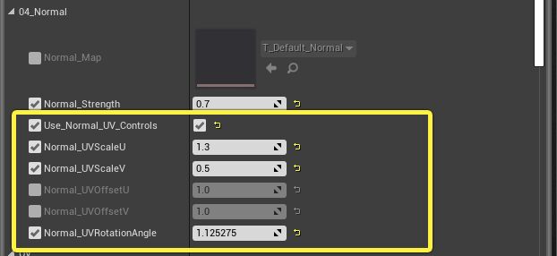 已启用逐通道UV设置