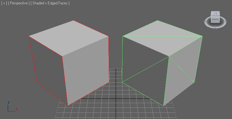 立方体网格体上的三角形