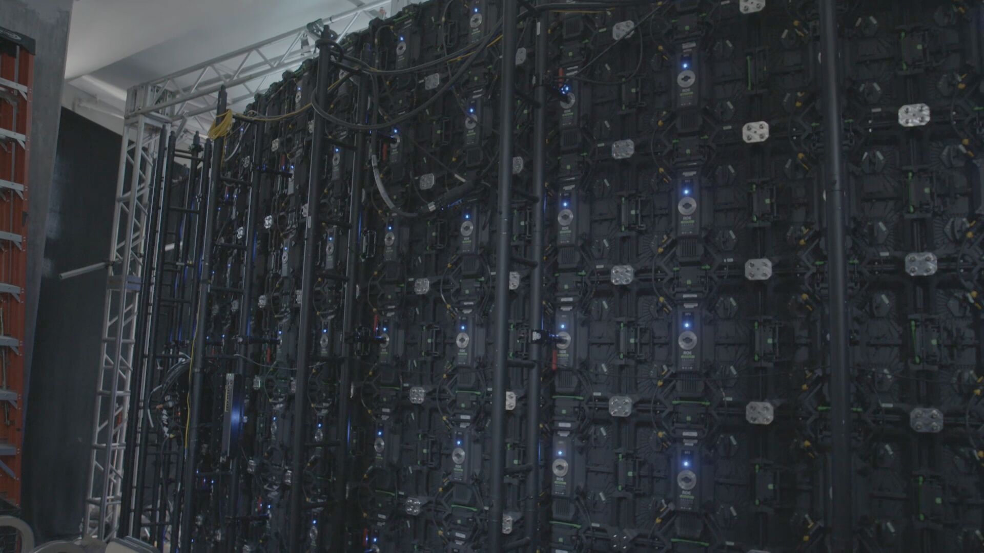 LED摄影棚后方柜体视图