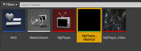 用于流送媒体源的新材质
