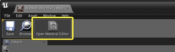 Open Material Editor
