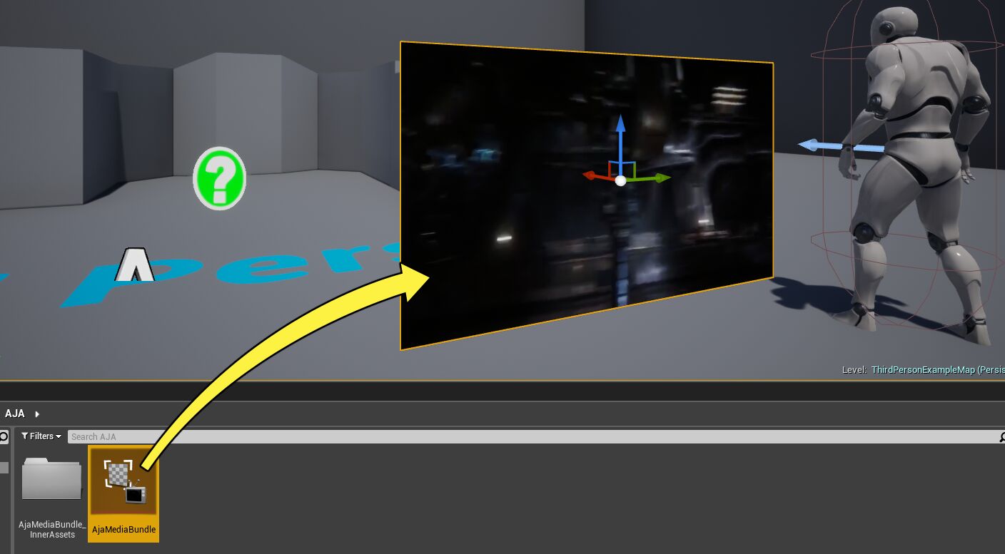 Drag and drop the Media Bundle