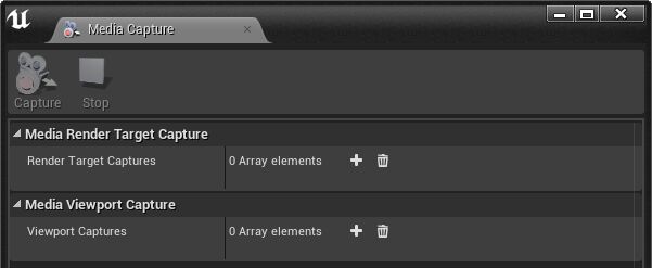 Media Capture window