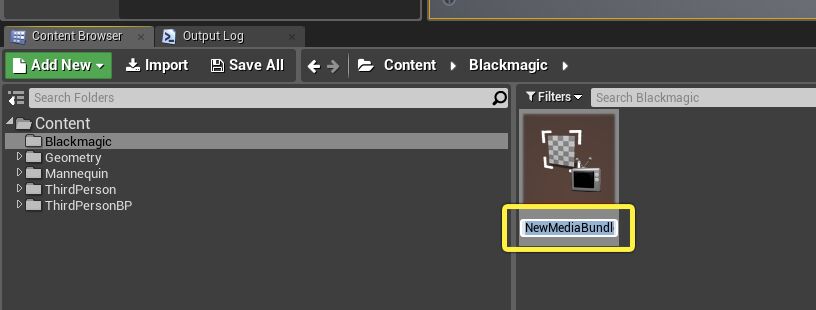 Name the Media Bundle